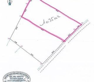  Terrain � vendre 1035 m�