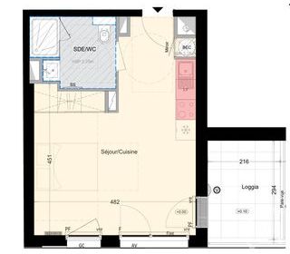  Appartement � vendre 1 pi�ce 30 m�