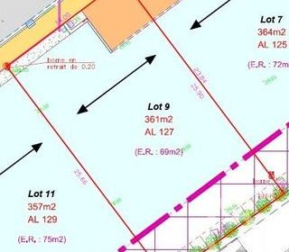  Terrain � vendre 361 m�