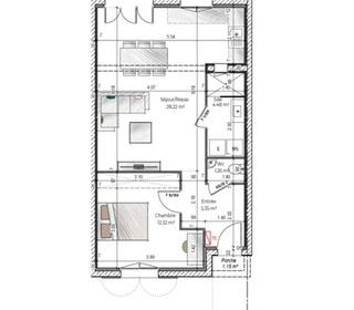  Maison � vendre 2 pi�ces 60 m�