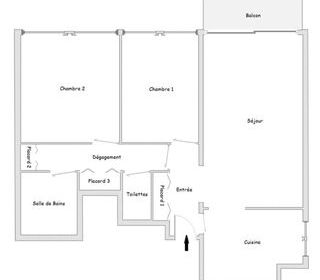  Appartement � vendre 3 pi�ces 66 m�