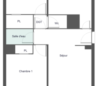  Appartement � vendre 3 pi�ces 55 m�