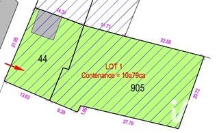  Terrain � vendre 1059 m�