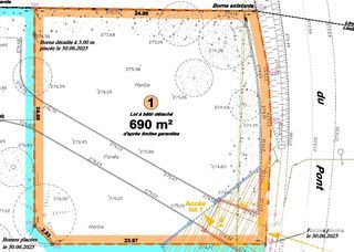  Terrain � vendre 690 m�