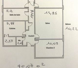  Appartement � vendre 4 pi�ces 73 m�
