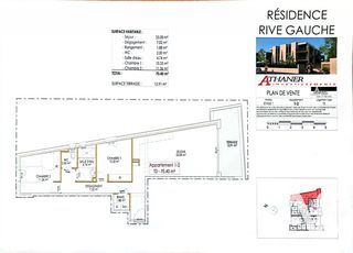  Appartement � vendre 3 pi�ces 70 m�