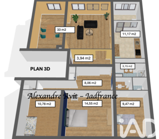  Appartement � vendre 5 pi�ces 102 m�