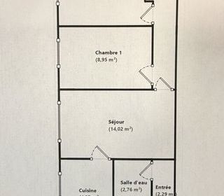  Appartement � vendre 3 pi�ces 47 m�