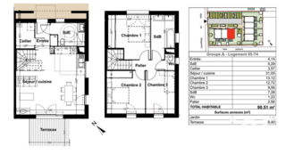  Maison � vendre 4 pi�ces 91 m�