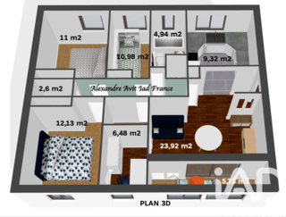  Appartement � vendre 5 pi�ces 93 m�