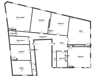  Appartement � vendre 6 pi�ces 212 m�