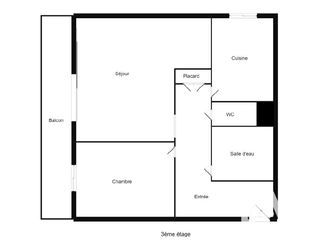  Appartement � vendre 2 pi�ces 46 m�