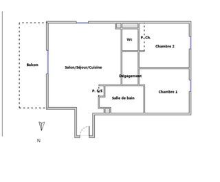  Appartement � vendre 3 pi�ces 58 m�