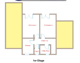  Maison � louer 6 pi�ces 75 m� Le vignon-en-quercy