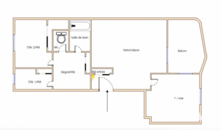  Appartement � vendre 3 pi�ces 70 m�