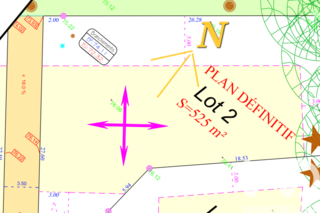  Terrain � vendre 525 m�