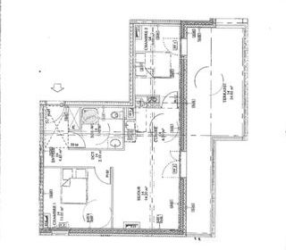  Appartement � vendre 3 pi�ces 54 m�