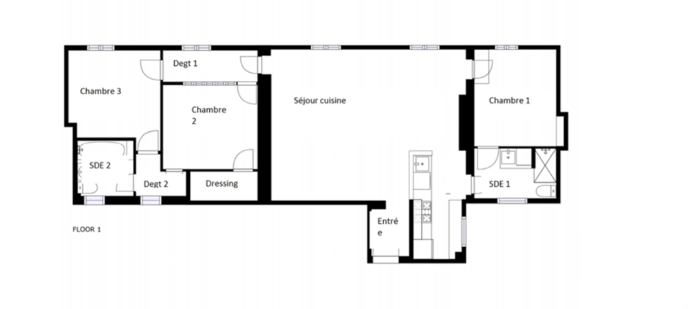 � vendre  Appartement Paris 12