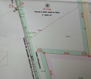  Terrain � vendre 1050 m�