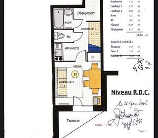  Appartement � vendre 1 pi�ce 21 m�