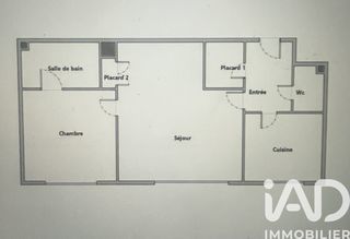  Appartement � vendre 2 pi�ces 44 m�