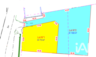  Terrain � vendre 1252 m�