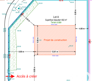  Terrain � vendre 602 m�