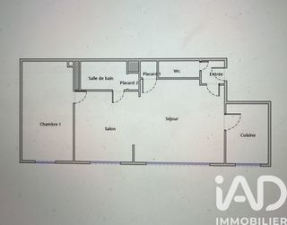  Appartement � vendre 3 pi�ces 52 m�