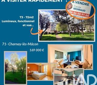  Appartement � vendre 3 pi�ces 72 m�