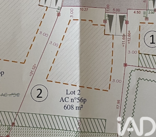  Terrain � vendre 608 m�