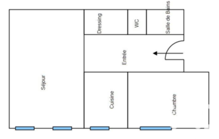  Appartement � vendre 2 pi�ces 53 m�