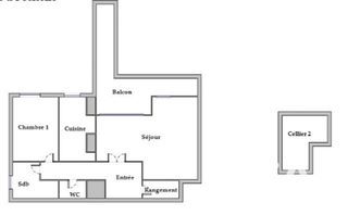  Appartement � vendre 2 pi�ces 49 m�