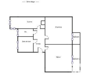  Appartement � vendre 2 pi�ces 37 m�