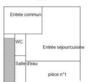  Appartement � louer 1 pi�ce 26 m�