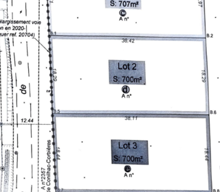  Terrain � vendre 700 m�