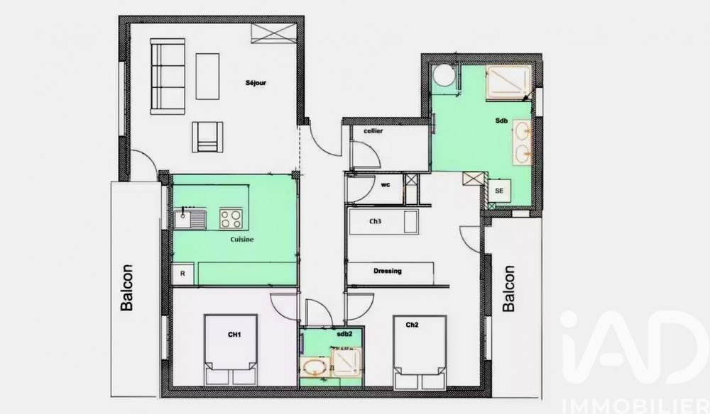 � vendre  Appartement Soorts-Hossegor (40150)