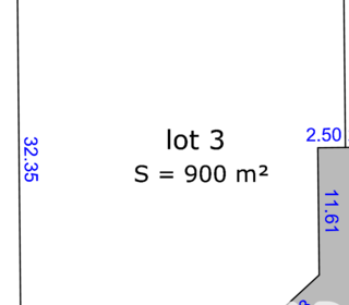  Terrain � vendre 900 m�