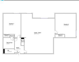  Appartement � vendre 3 pi�ces 61 m�