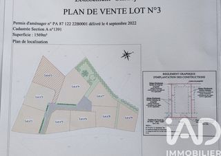  Terrain � vendre 1569 m�