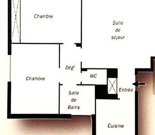  Appartement � vendre 3 pi�ces 50 m�