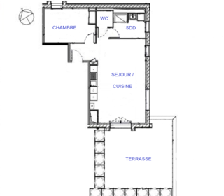  Appartement � vendre 2 pi�ces 57 m�