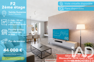  Appartement � vendre 2 pi�ces 53 m�