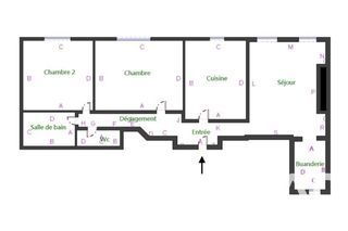  Appartement � vendre 3 pi�ces 75 m�