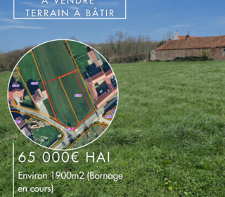  Terrain � vendre 1900 m�