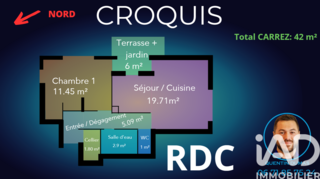  Appartement � vendre 2 pi�ces 42 m�