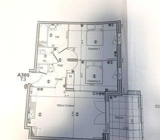  Appartement � vendre 3 pi�ces 58 m�