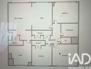  Appartement � vendre 5 pi�ces 90 m�