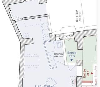  Appartement � vendre 1 pi�ce 37 m�