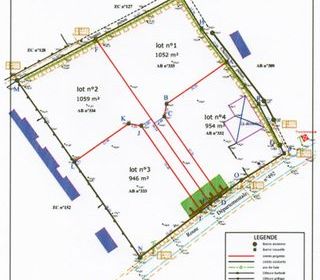  Terrain � vendre 1054 m�