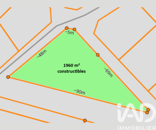  Terrain � vendre 1960 m�